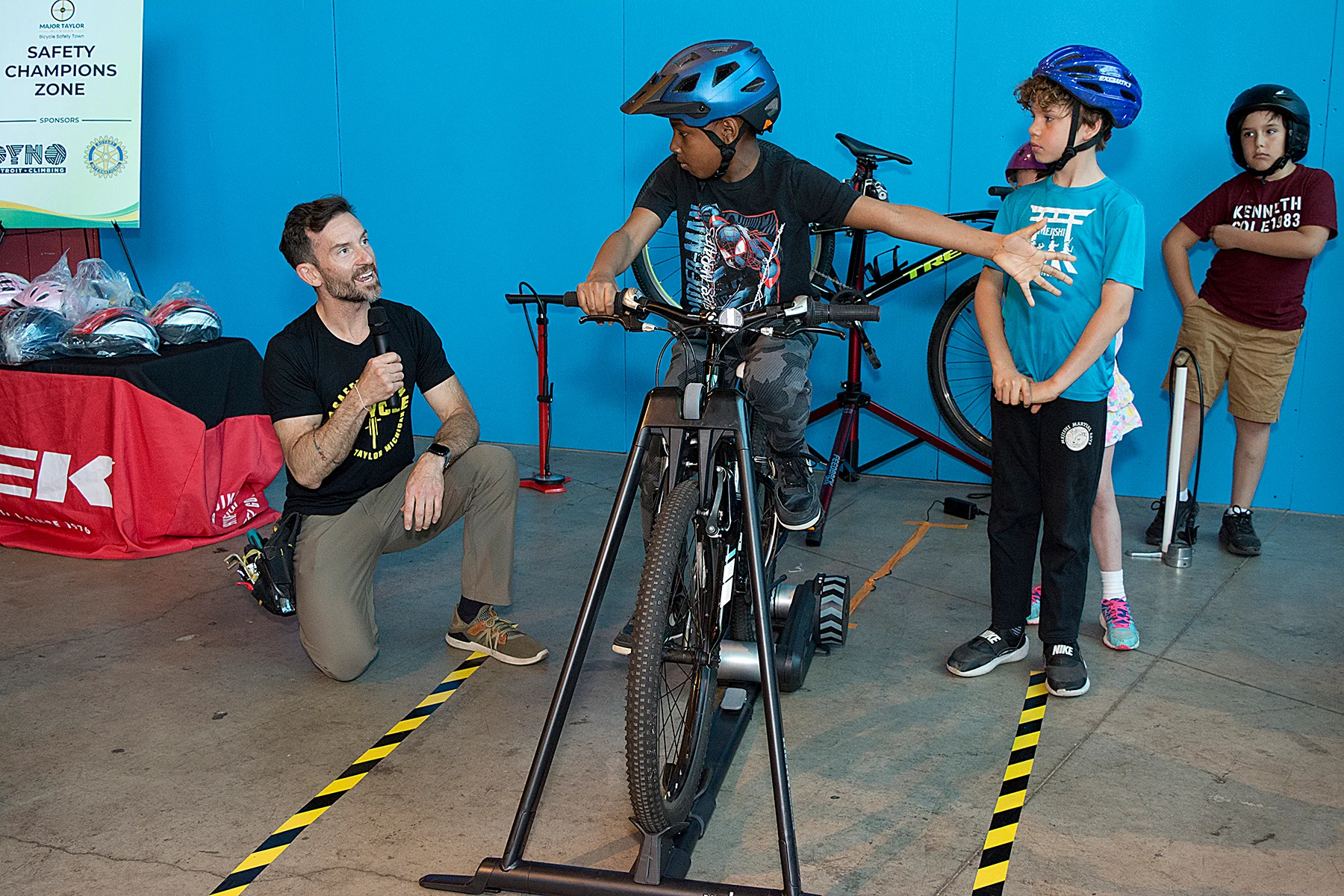 Teaching bike safety